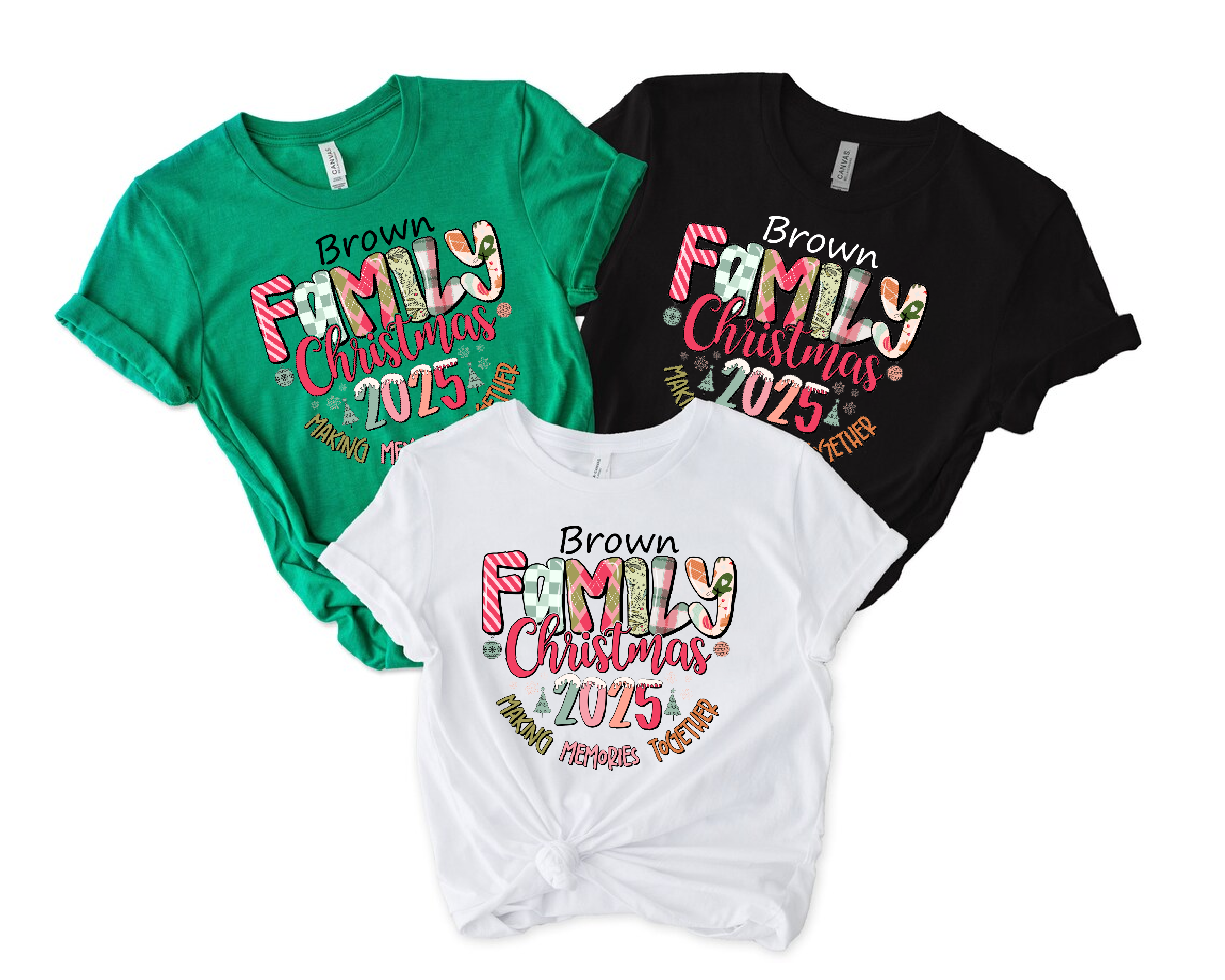 Christmas Squad T-Shirt – Matching Family Christmas Shirts, Personalized Holiday Tee -CM25