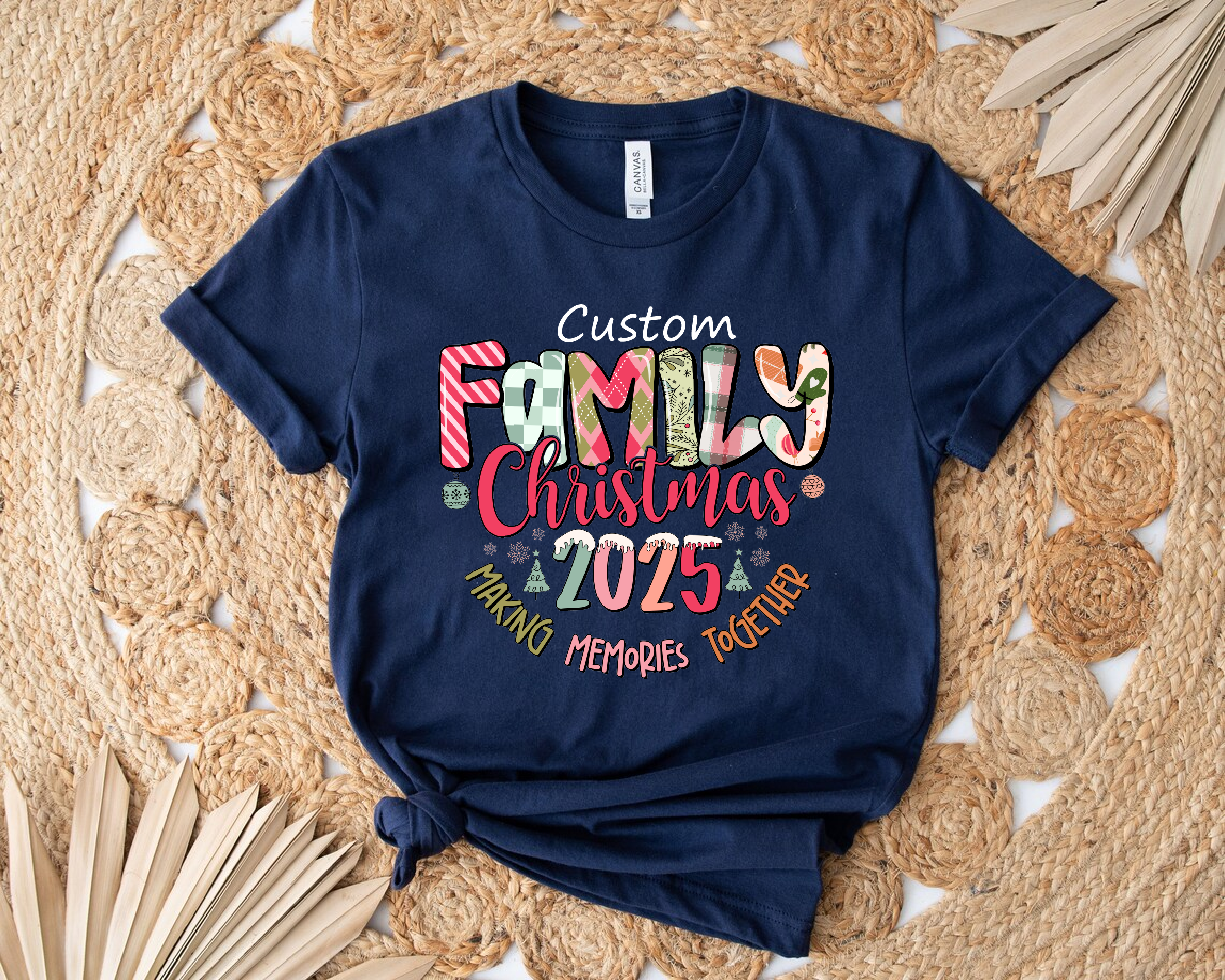 Christmas Squad T-Shirt – Matching Family Christmas Shirts, Personalized Holiday Tee -CM25