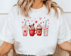 Comfort Colors® Valentine Coffee Shirt - Cute Latte & Iced Coffee Tee - vl40