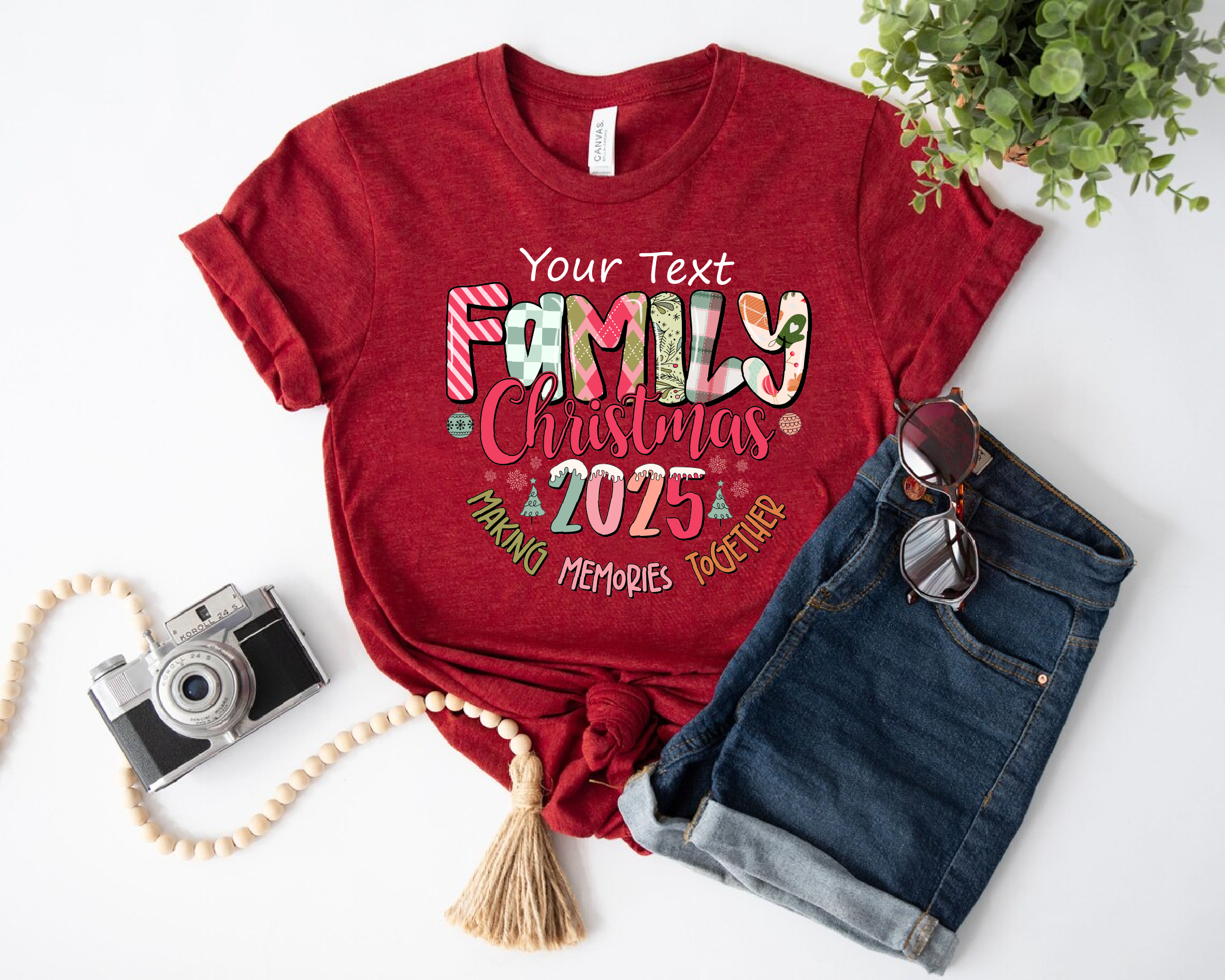 Christmas Squad T-Shirt – Matching Family Christmas Shirts, Personalized Holiday Tee -CM25