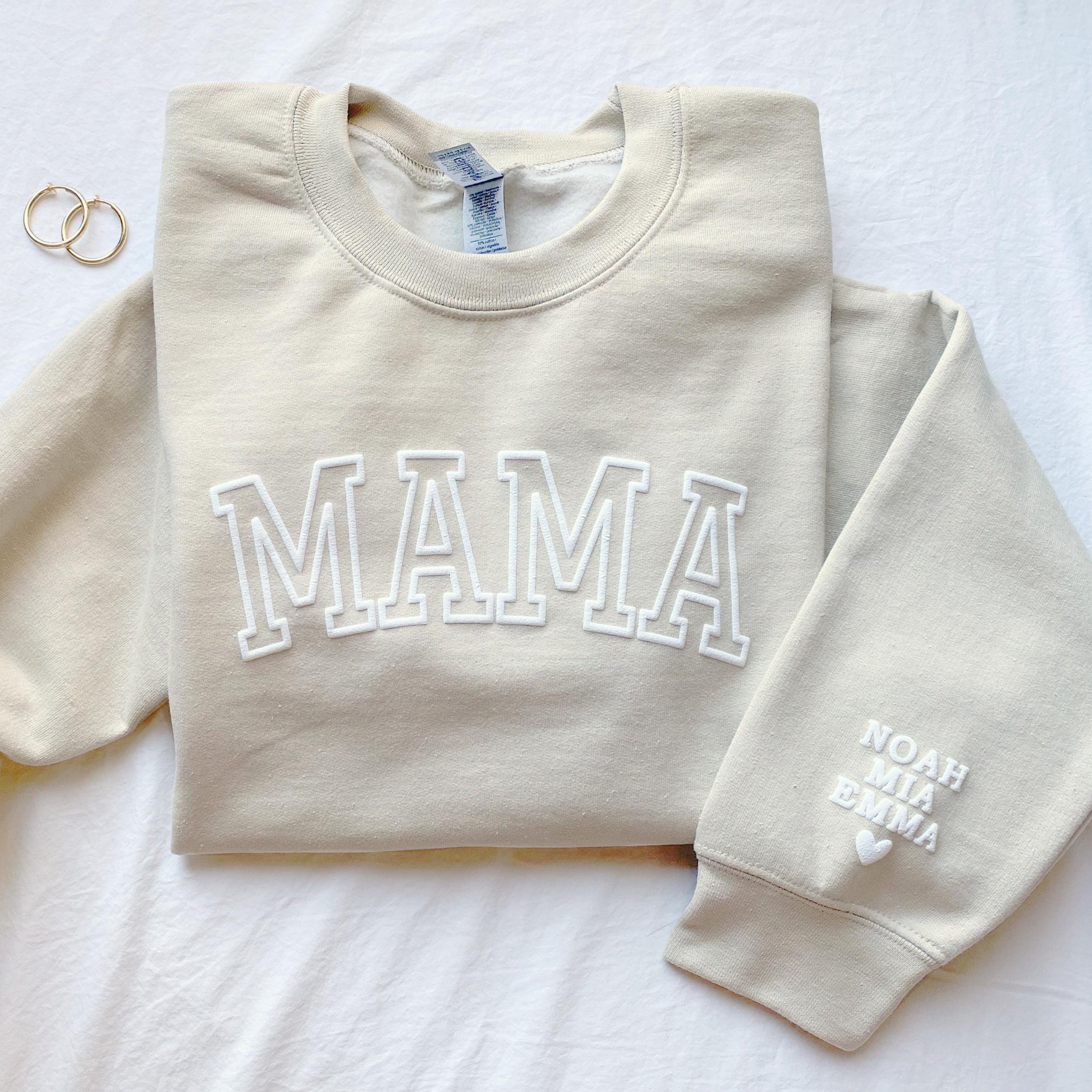 Custom MAMA Puff Print Shirt