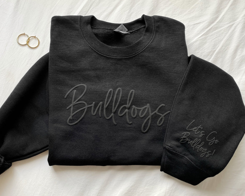 Custom Puff Print Team Name Sweatshirt