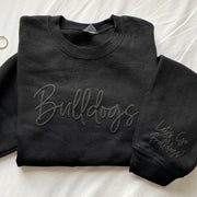 Custom Puff Print Team Name Sweatshirt