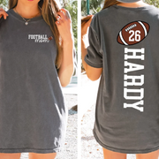 Custom Football Mom Shirt – Personalized Name & Number Tee