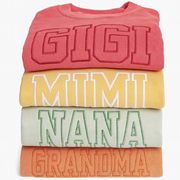 Custom Embroidered Comfort Colors® T-Shirt - Personalized Varsity Name