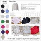 Custom Puff Print Team Name Sweatshirt