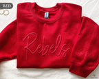Custom Puff Print Team Name Sweatshirt