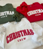 Christmas Puff Crew Sweatshirt – Classic Holiday Family Matching Crewneck, Varsity Letter Christmas Shirt