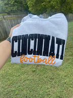 Custom Embroidery Glitter School Spirit Shỉrt