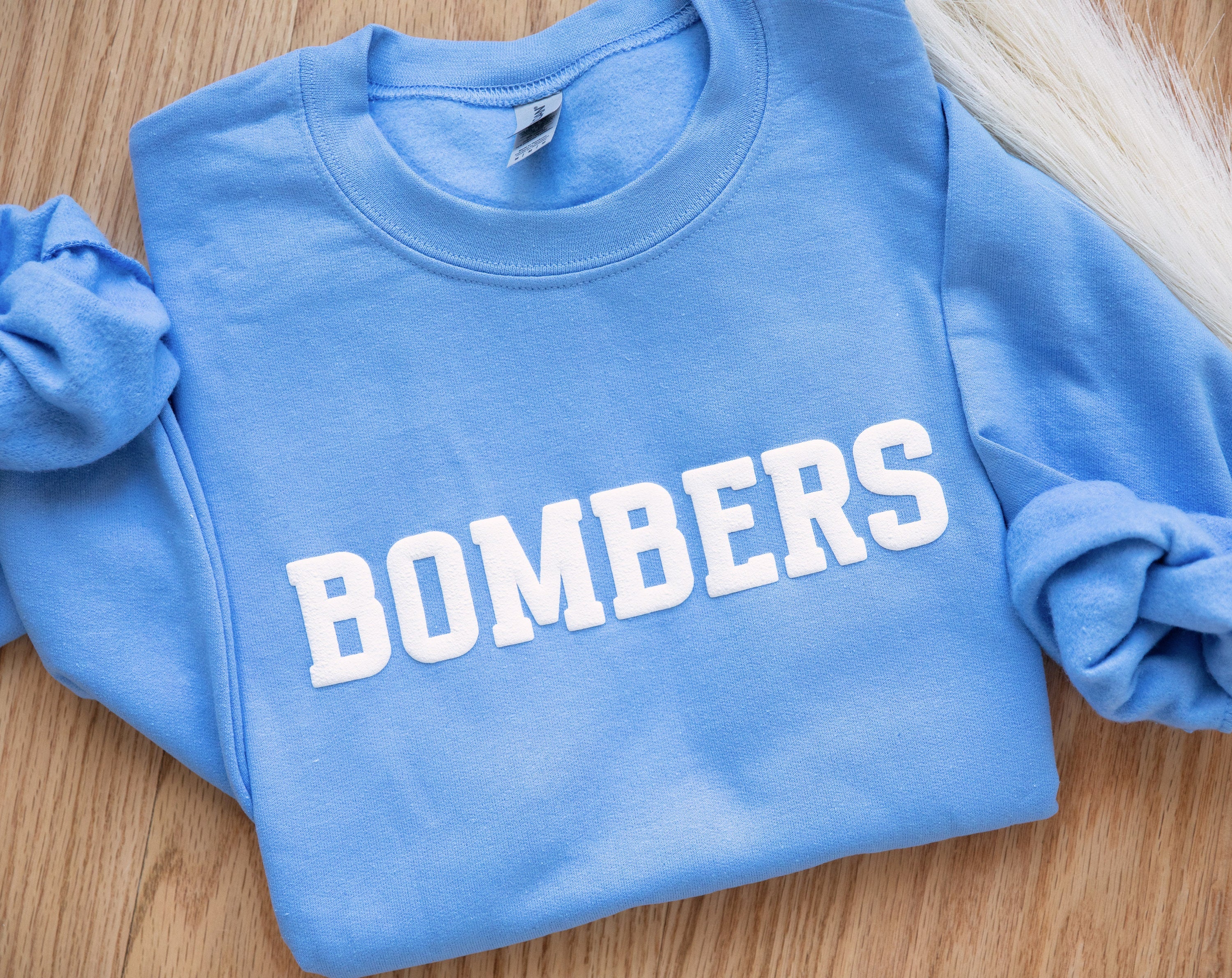 Custom Puff Print Team Name Sweatshirt