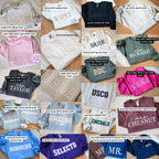 Custom Puff Print Team Name Sweatshirt