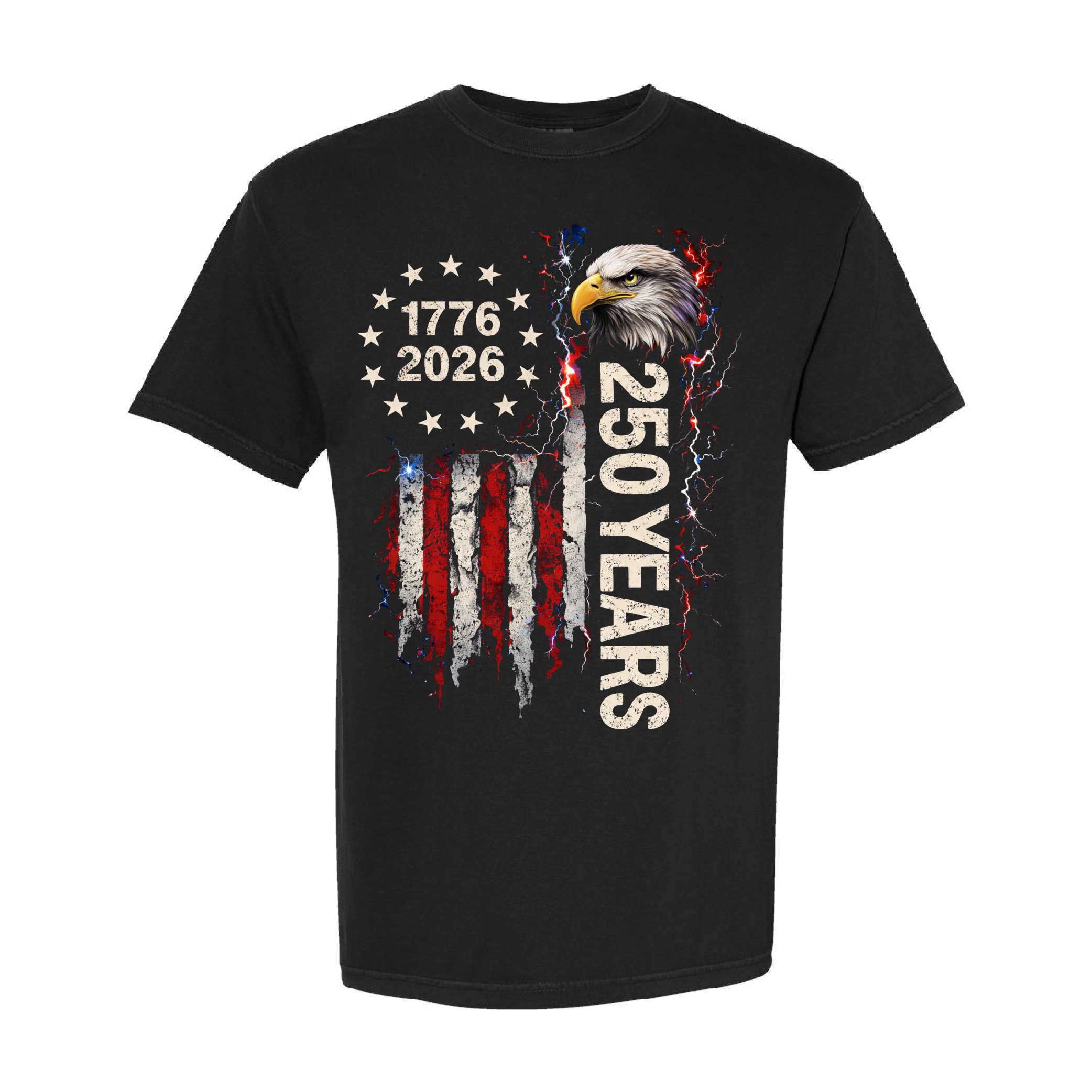 Bald Eagle USA 250 Anniversary Tshirt