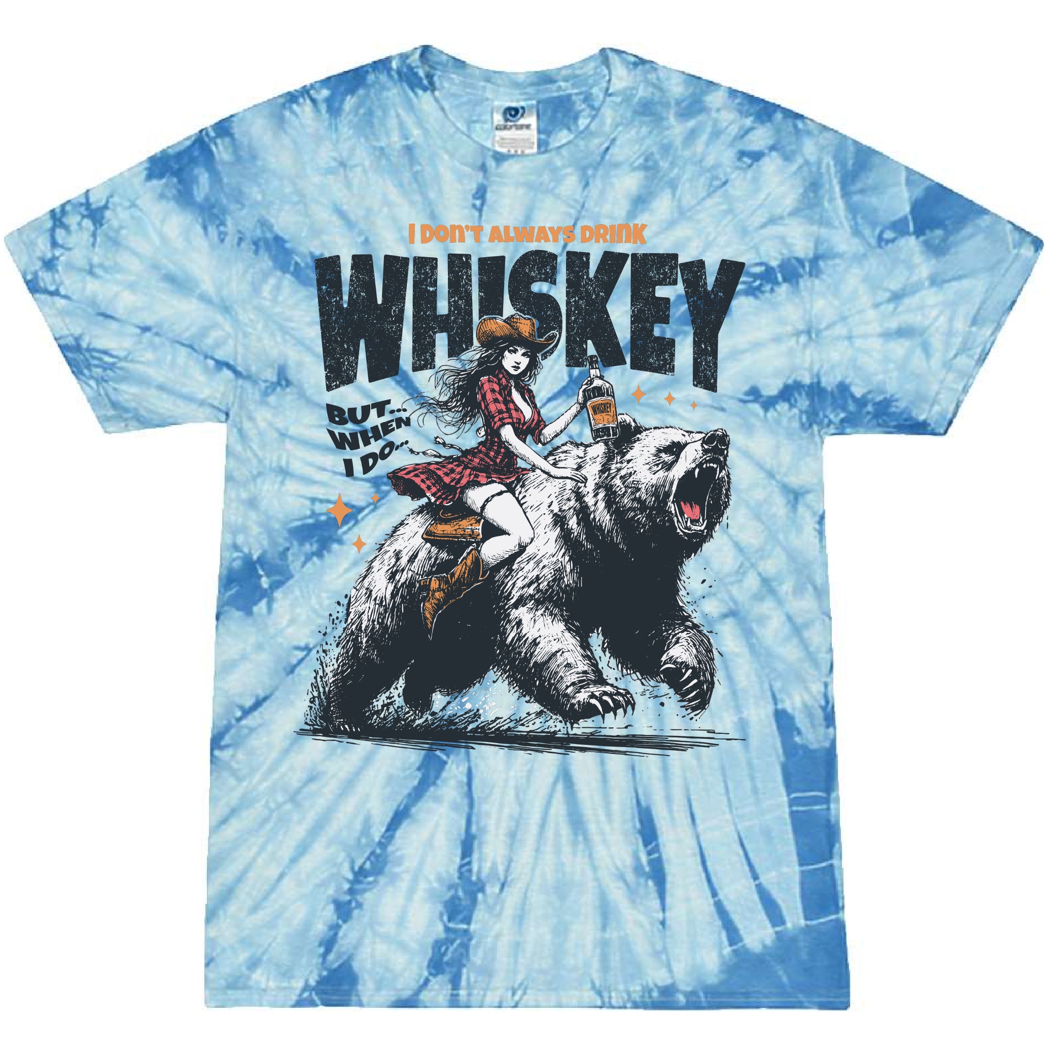 I Don't Always Drink Whisky Tiedye Tshirt