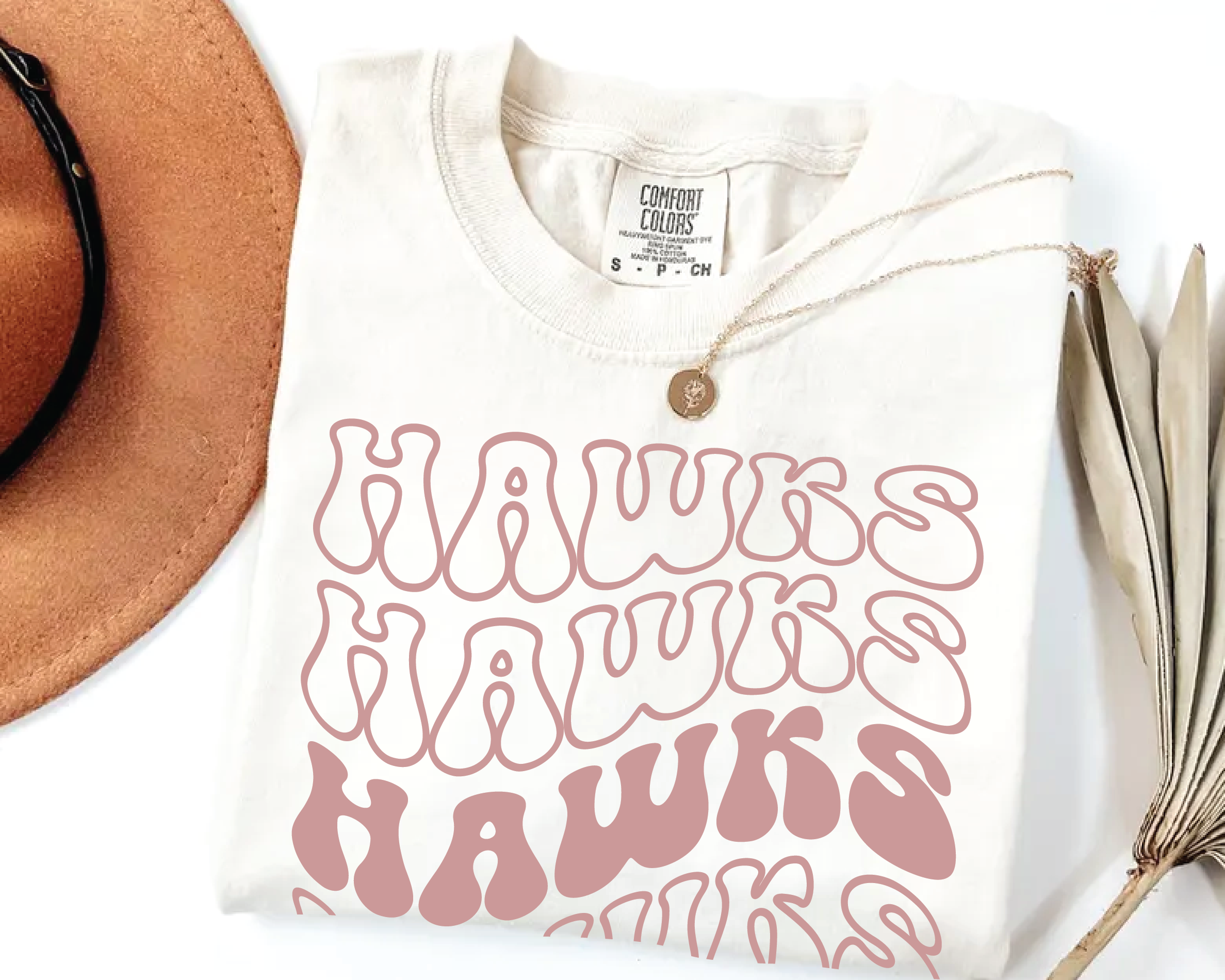 Mascot Spirit Shirt – Retro Wavy Text School Pride Tee