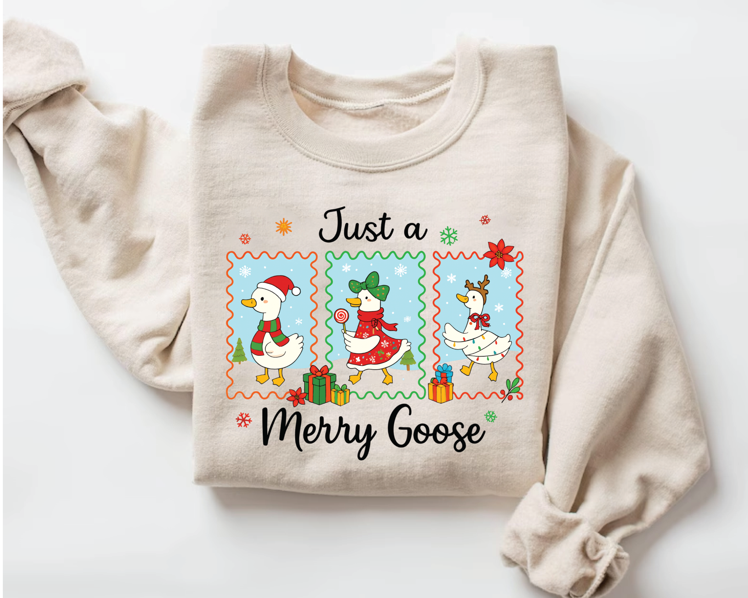 Just a Merry Goose Sweatshirt - CM2