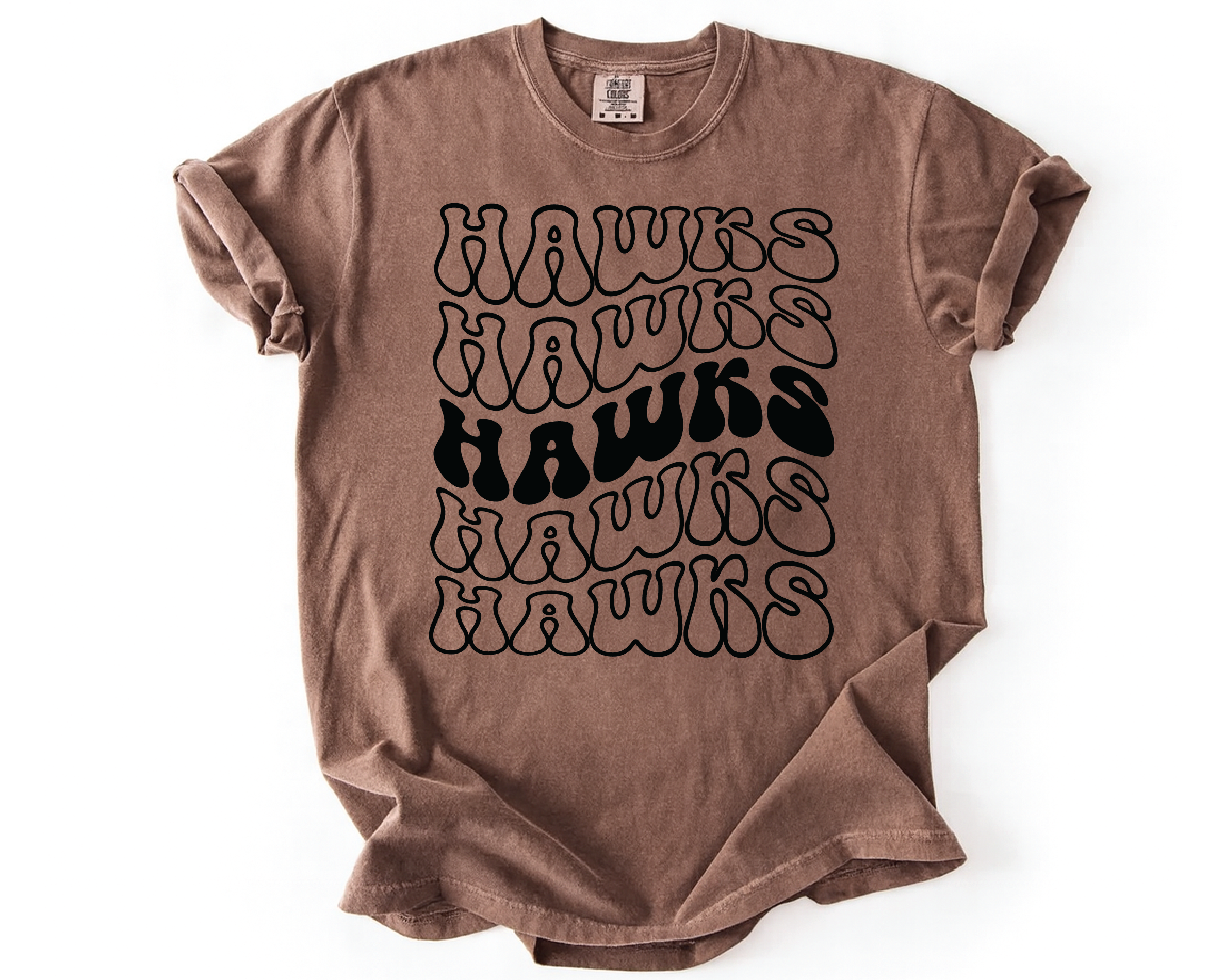 Mascot Spirit Shirt – Retro Wavy Text School Pride Tee