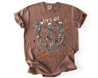 Let’s Get Halloweird Shirt – Funny Dancing Skeletons Tee