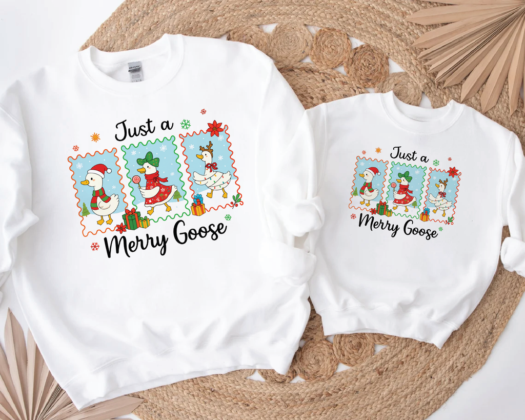 Just a Merry Goose Sweatshirt - CM2