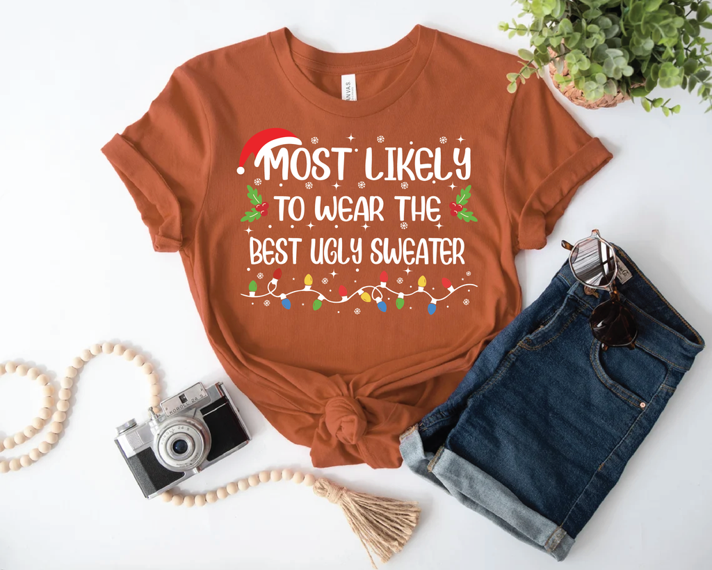 Funny 50 Quotes Most Likely Christmas Tee
