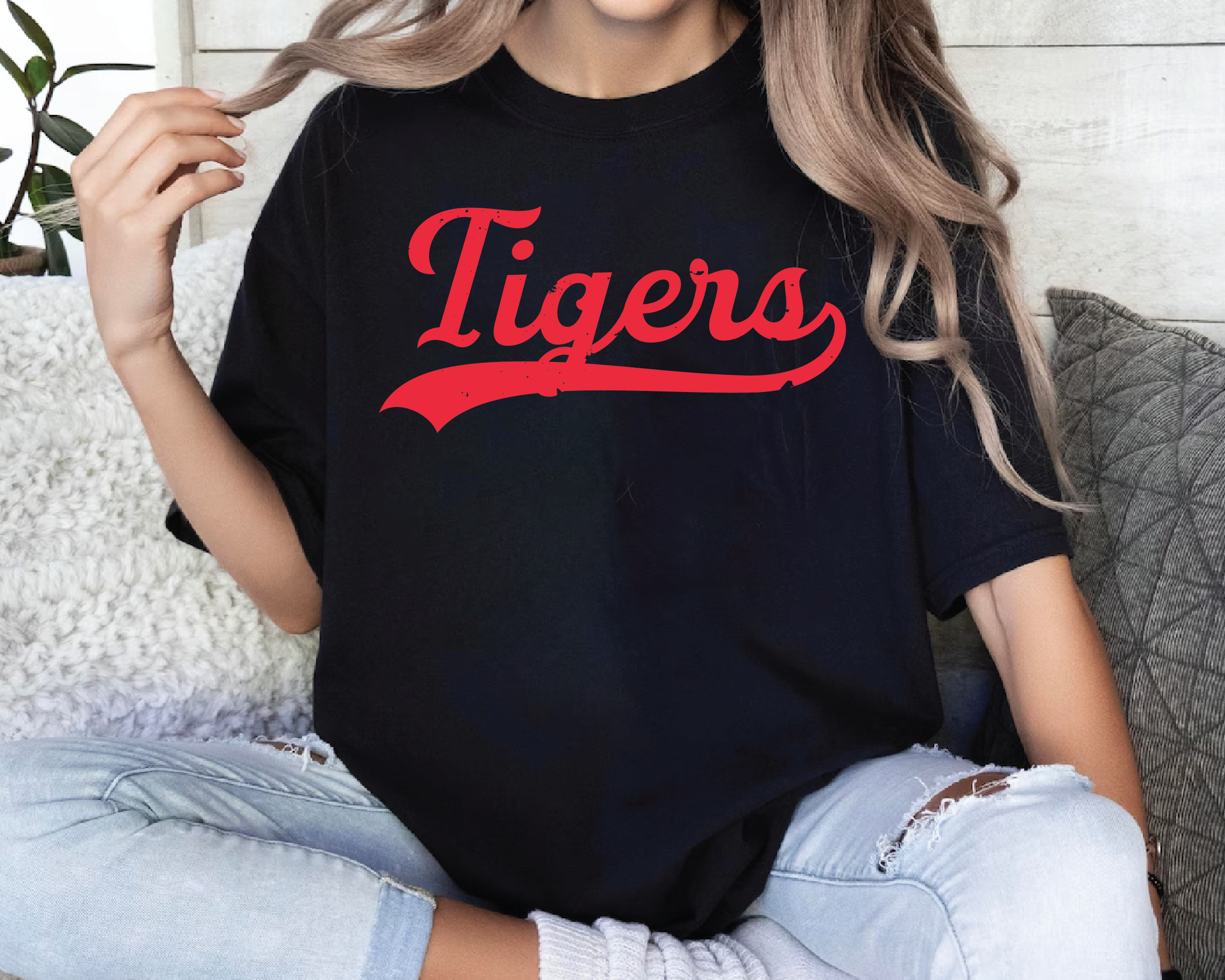 Custom Mascot Script Shirt – School Spirit Wear