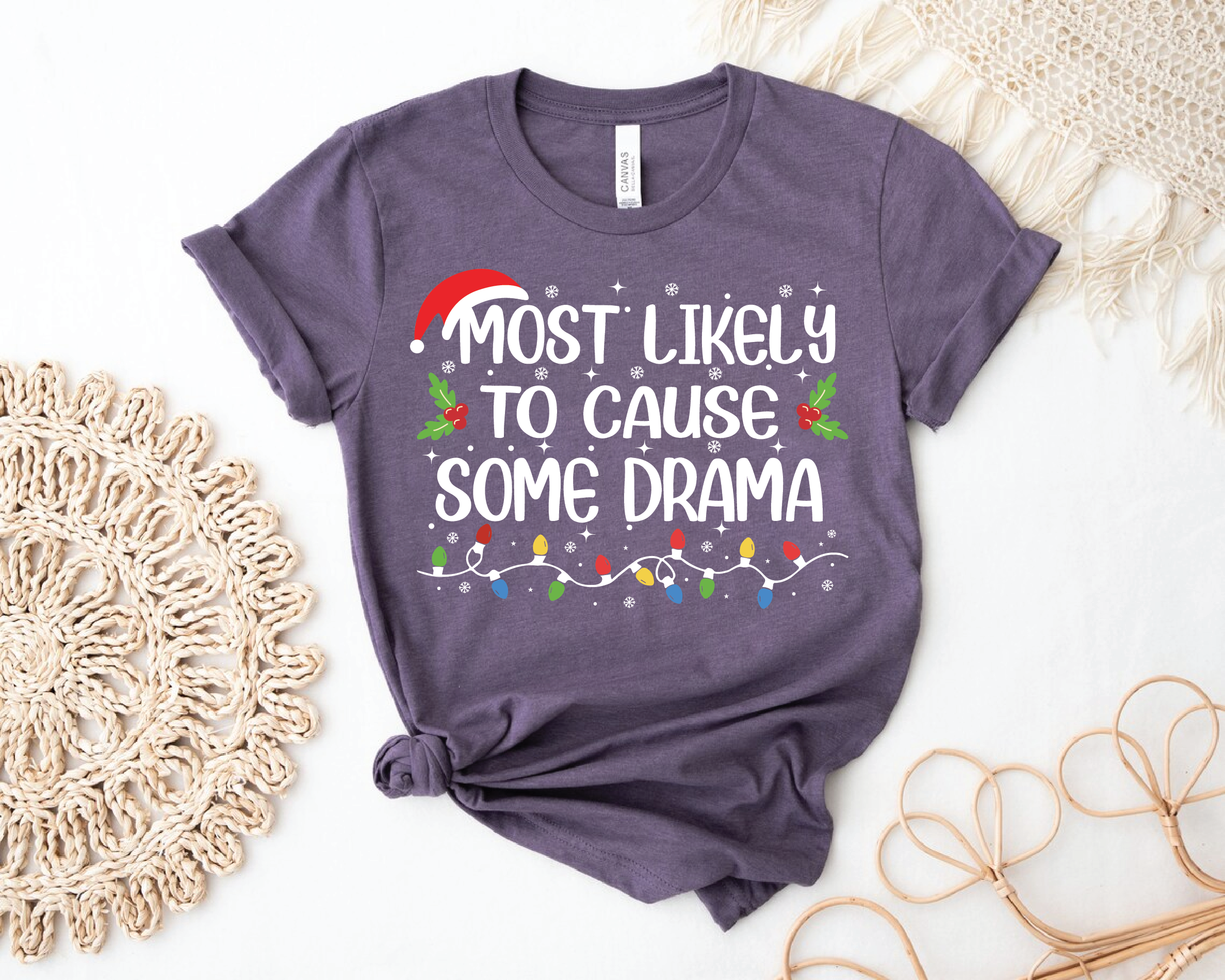 Funny 50 Quotes Most Likely Christmas Tee