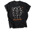 Let’s Get Halloweird Shirt – Funny Dancing Skeletons Tee