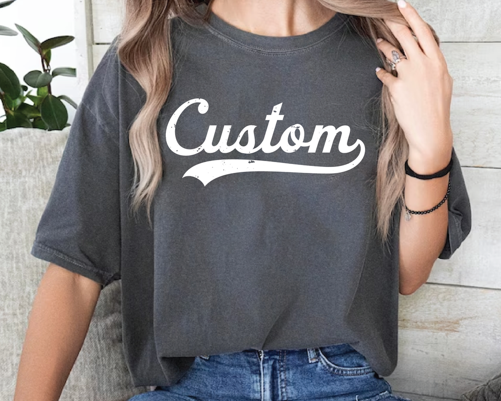 Custom Mascot Script Shirt – School Spirit Wear