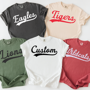 Custom Mascot Script Shirt – School Spirit Wear