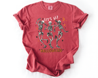 Let’s Get Halloweird Shirt – Funny Dancing Skeletons Tee