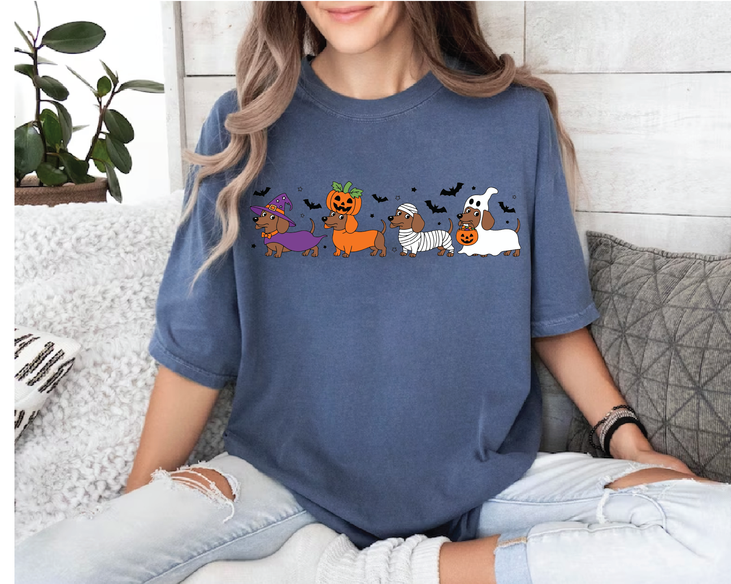 Halloween Dachshund Shirt – Cute Wiener Dog Costume Tee