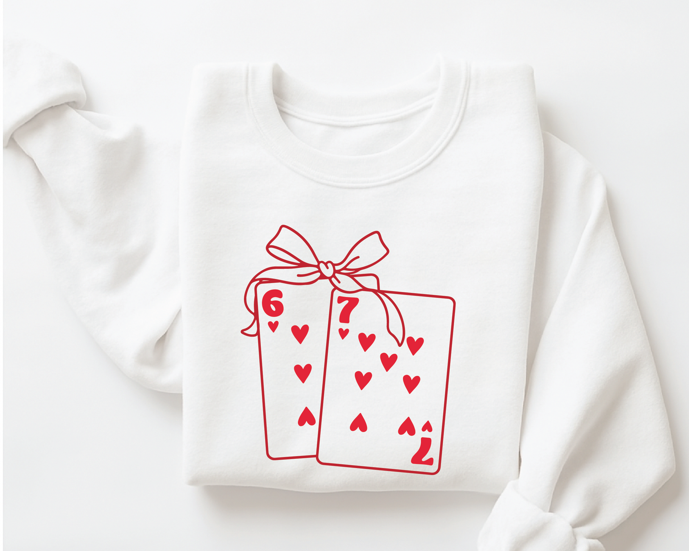 Valentine Playing Cards Sweatshirt - VL5