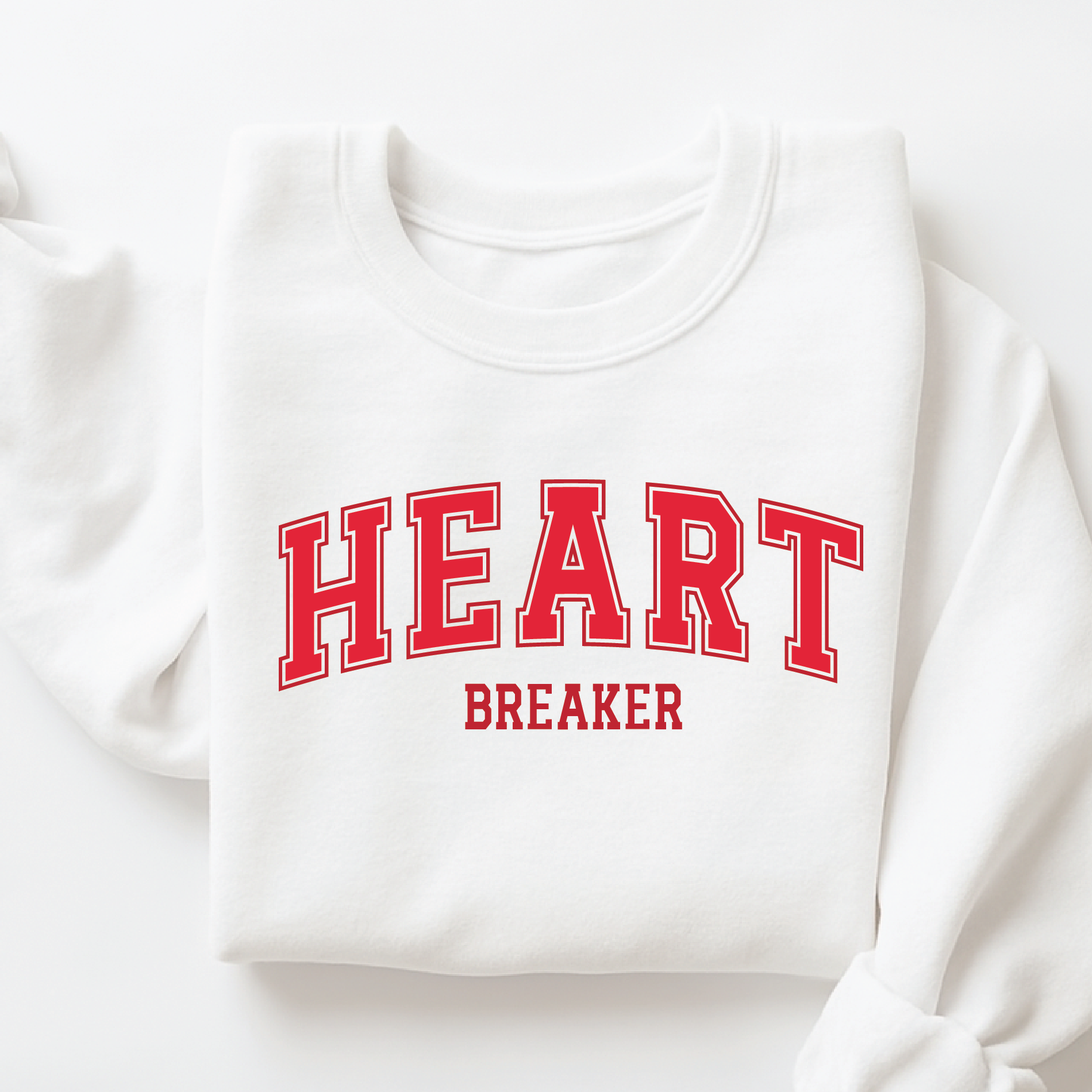 Heart Breaker Valentine Sweatshirt – Cute Love Crewneck for Women - VL3