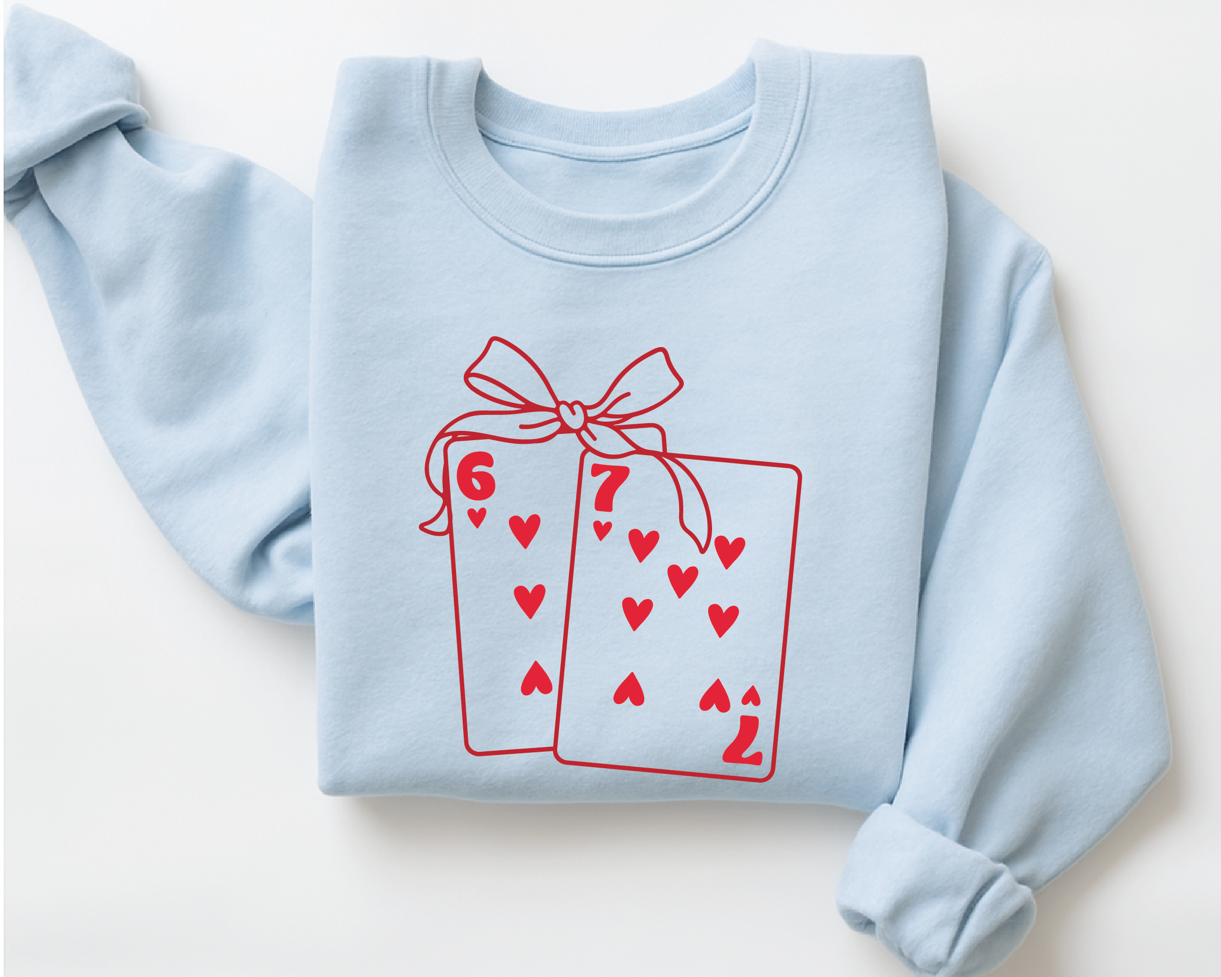 Valentine Playing Cards Sweatshirt - VL5