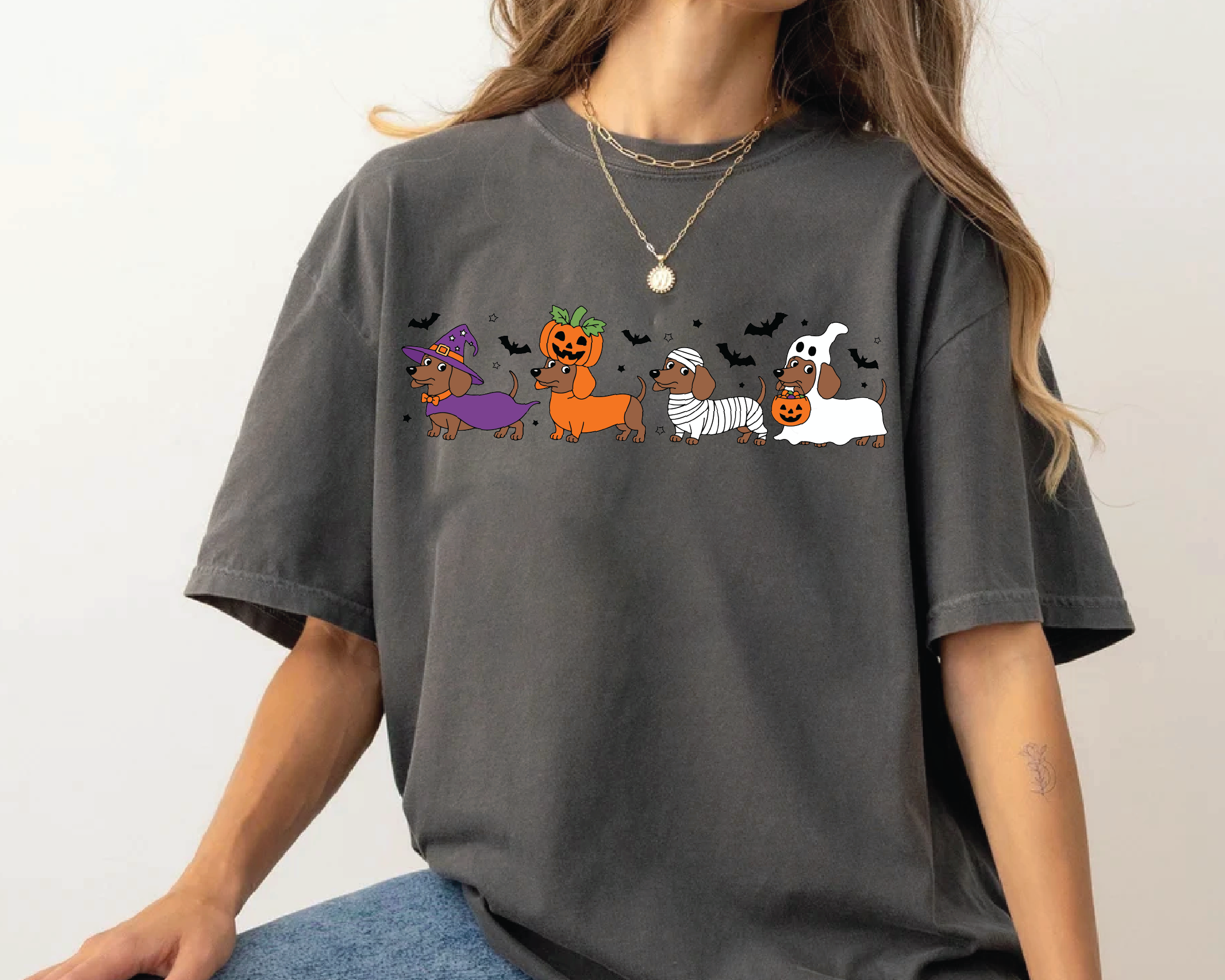 Halloween Dachshund Shirt – Cute Wiener Dog Costume Tee