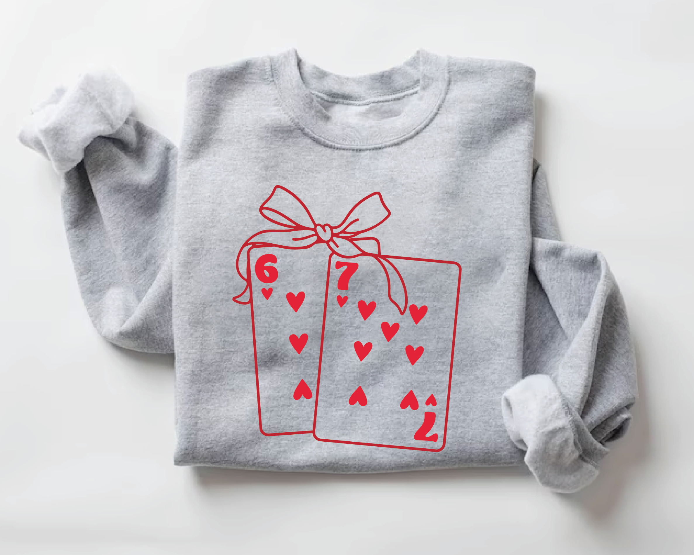 Valentine Playing Cards Sweatshirt - VL5