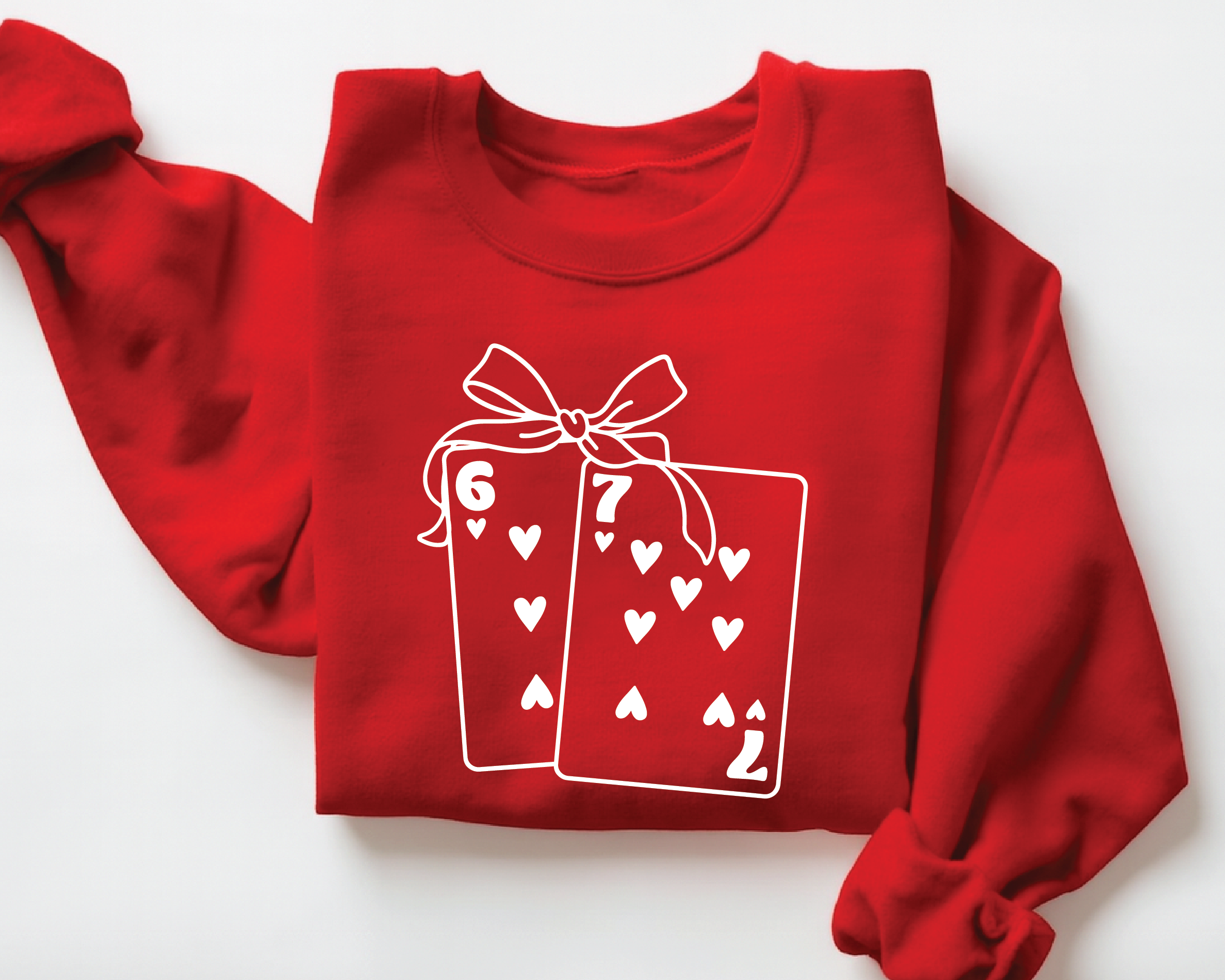Valentine Playing Cards Sweatshirt - VL5