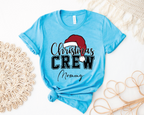 Custom Christmas Crew T-Shirt – Matching Family Christmas Shirts, Personalized Holiday Tee
