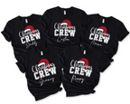 Custom Christmas Crew T-Shirt – Matching Family Christmas Shirts, Personalized Holiday Tee