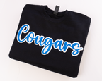 Custom Puff and Glitter Sweatshirt – Personalized Crewneck