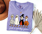 Just A Spooky Goose Shirt – Funny Halloween Goose Costume Tee