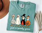 Just A Spooky Goose Shirt – Funny Halloween Goose Costume Tee