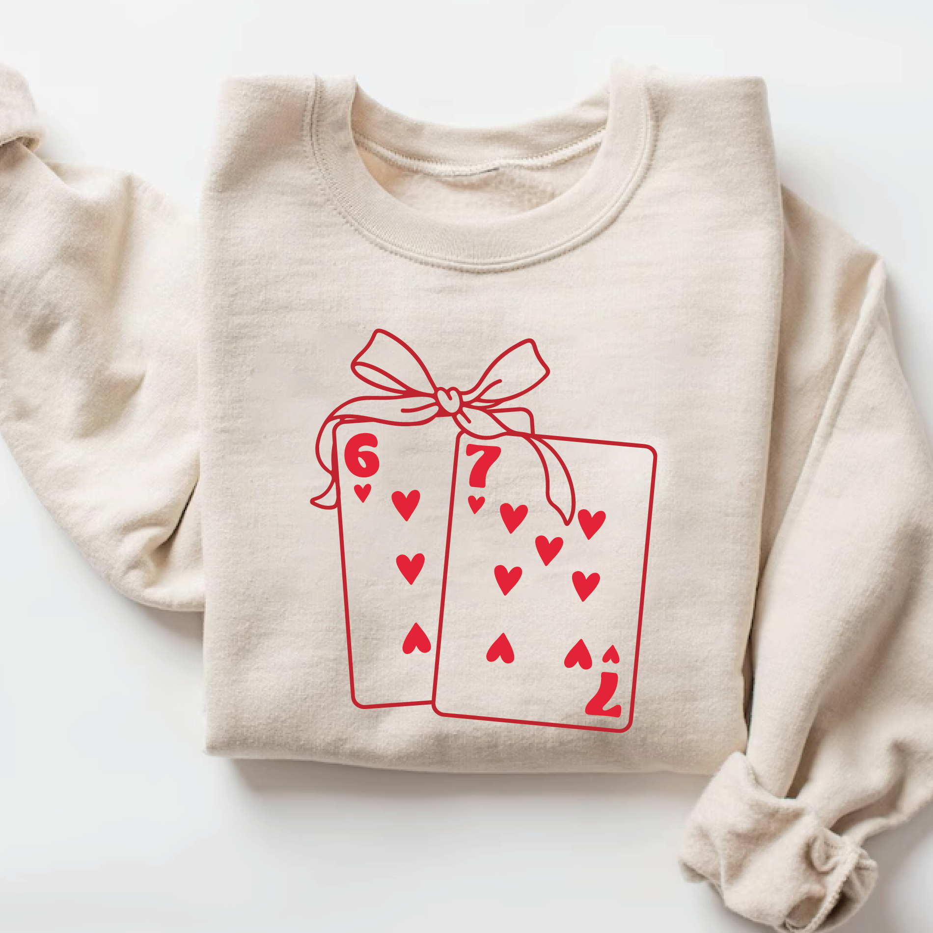 Valentine Playing Cards Sweatshirt - VL5