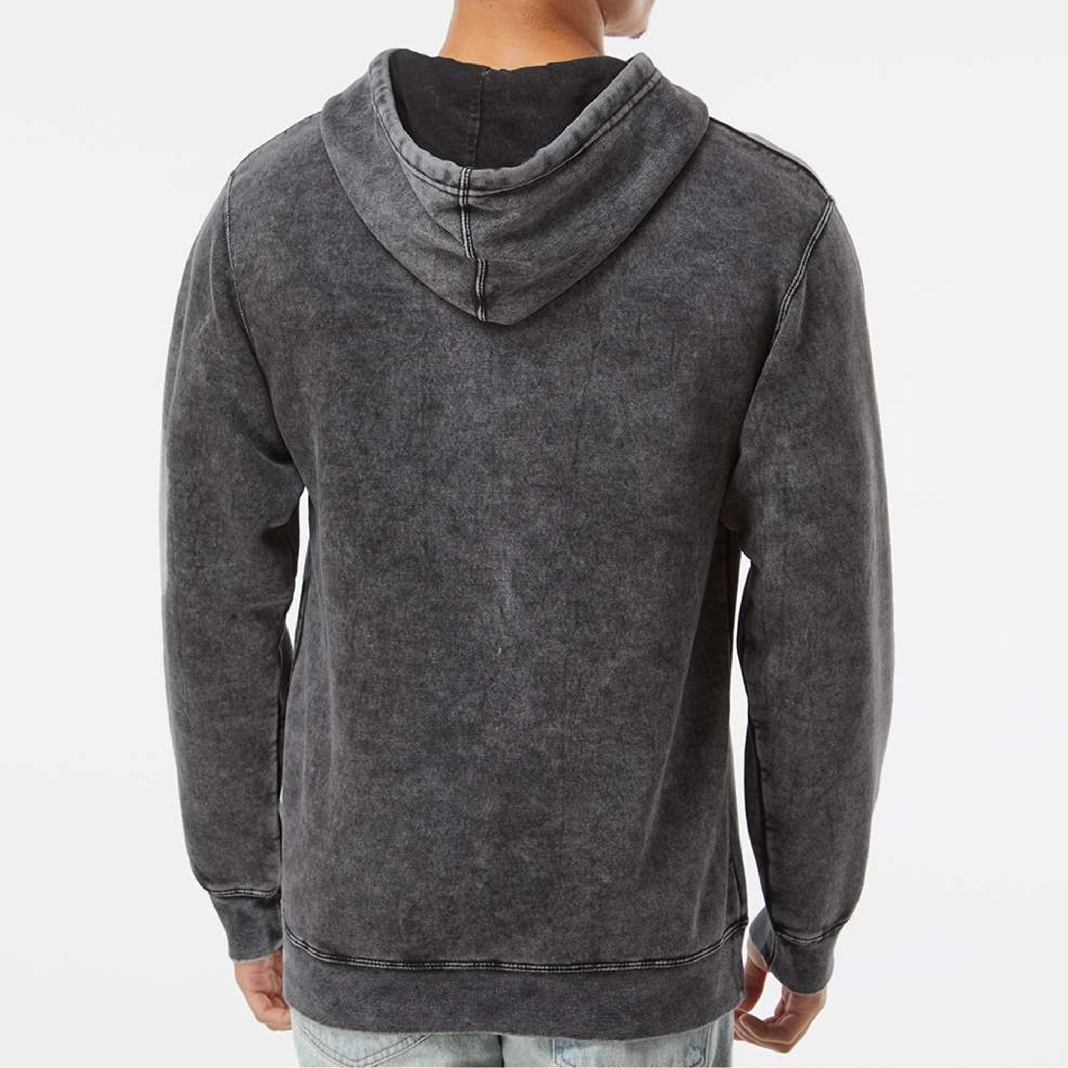 Independent Unisex Midweight Mineral Wash Hooded Sweatshirt