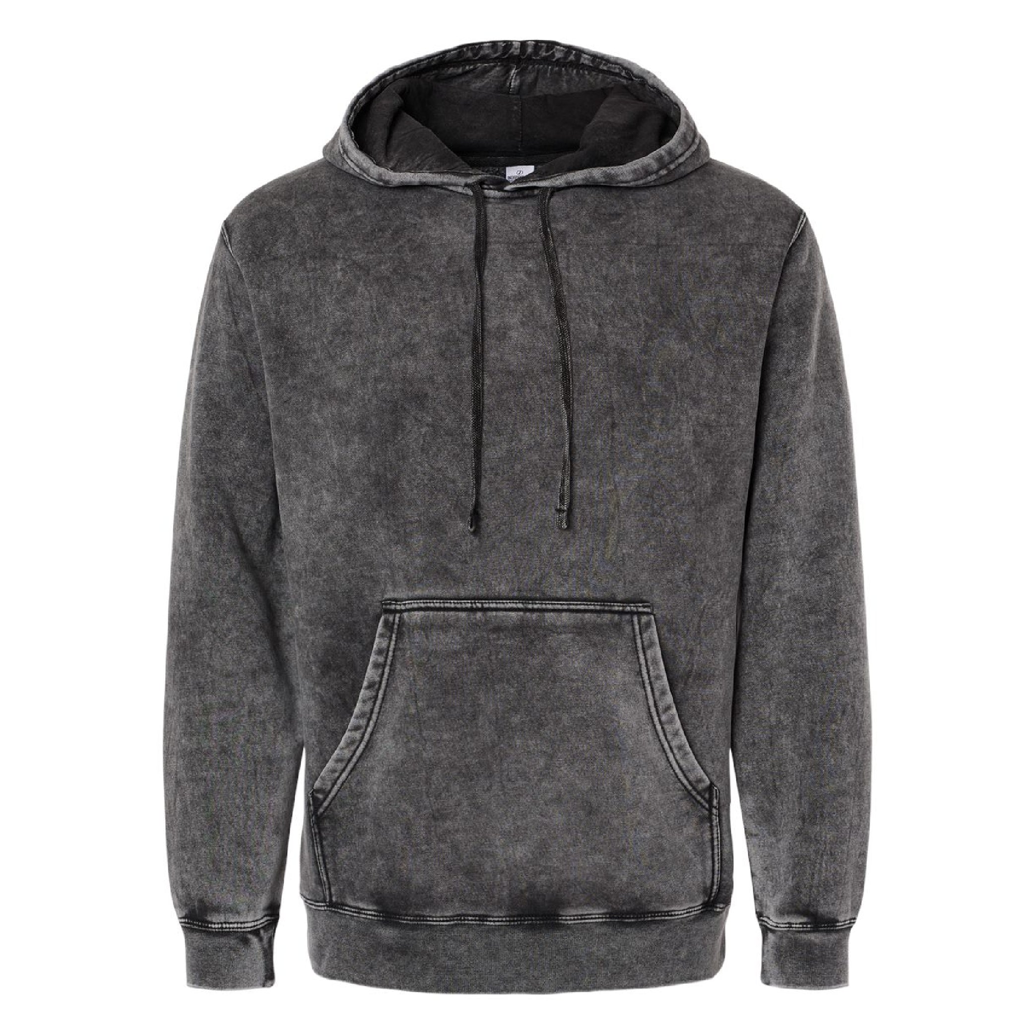 Independent Unisex Midweight Mineral Wash Hooded Sweatshirt