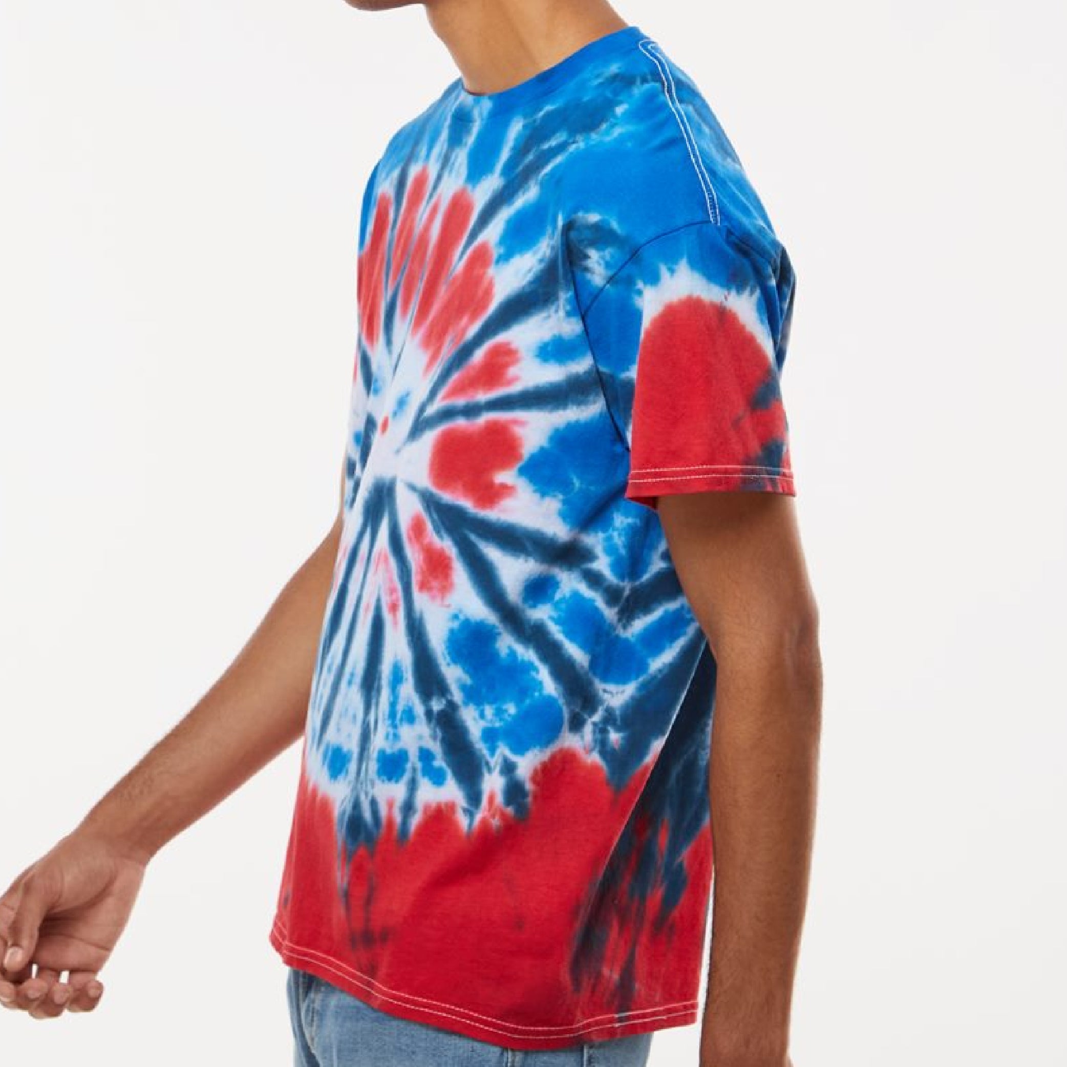 Unisex Multi-Color Tie-Dyed T-Shirt